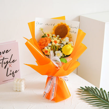 💐Mother's Day Special Sale 40% OFF!💕Handmade Delicate Crochet Flower Bouquet